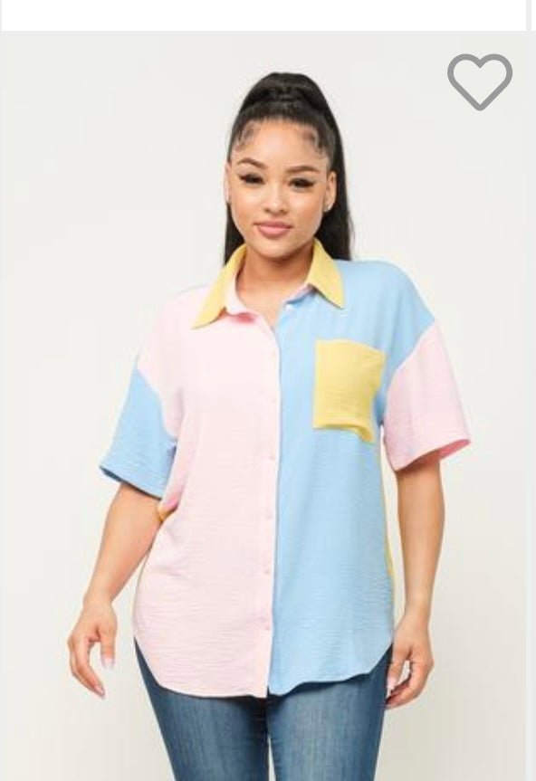 color block shirt