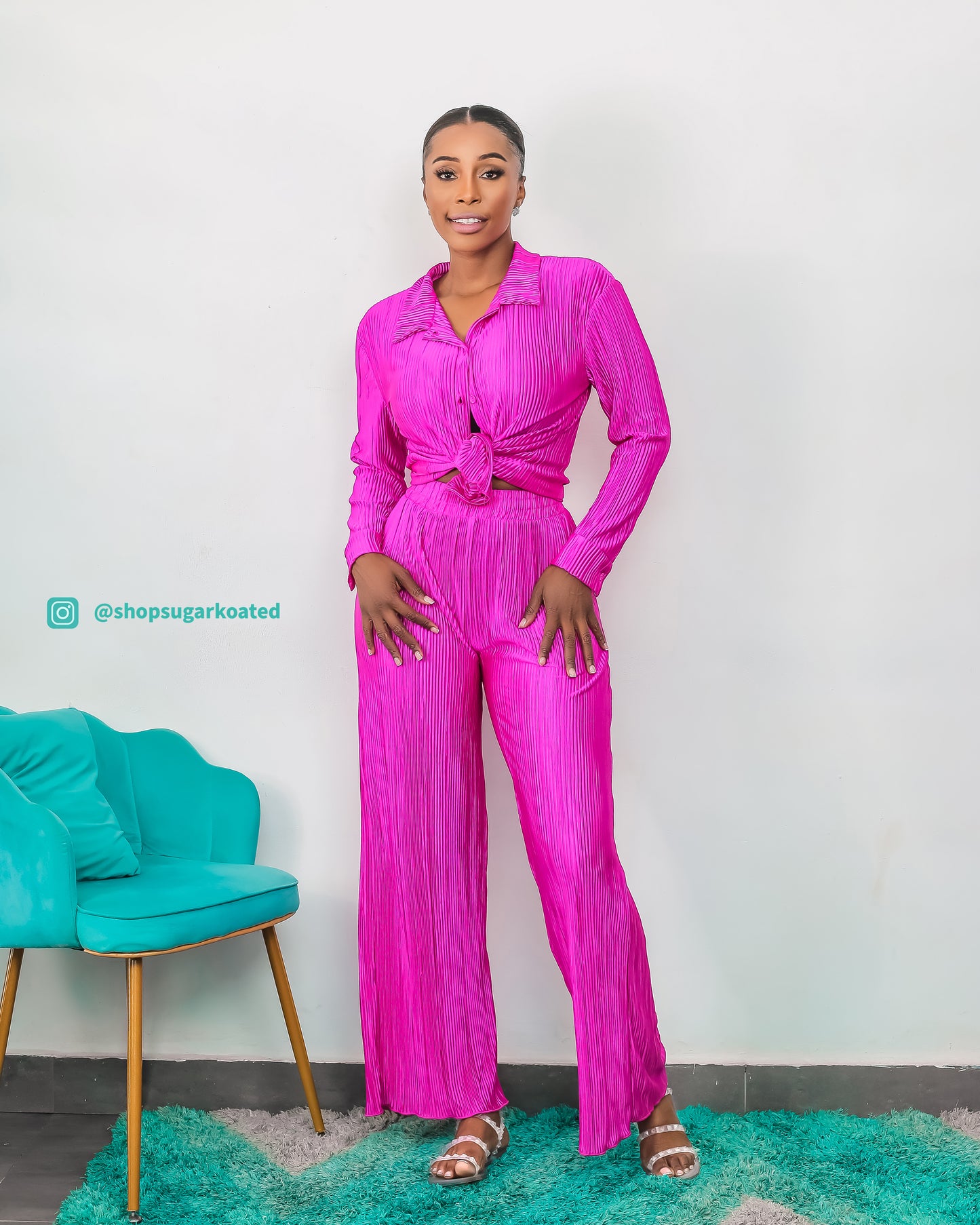 Pink Pants Set