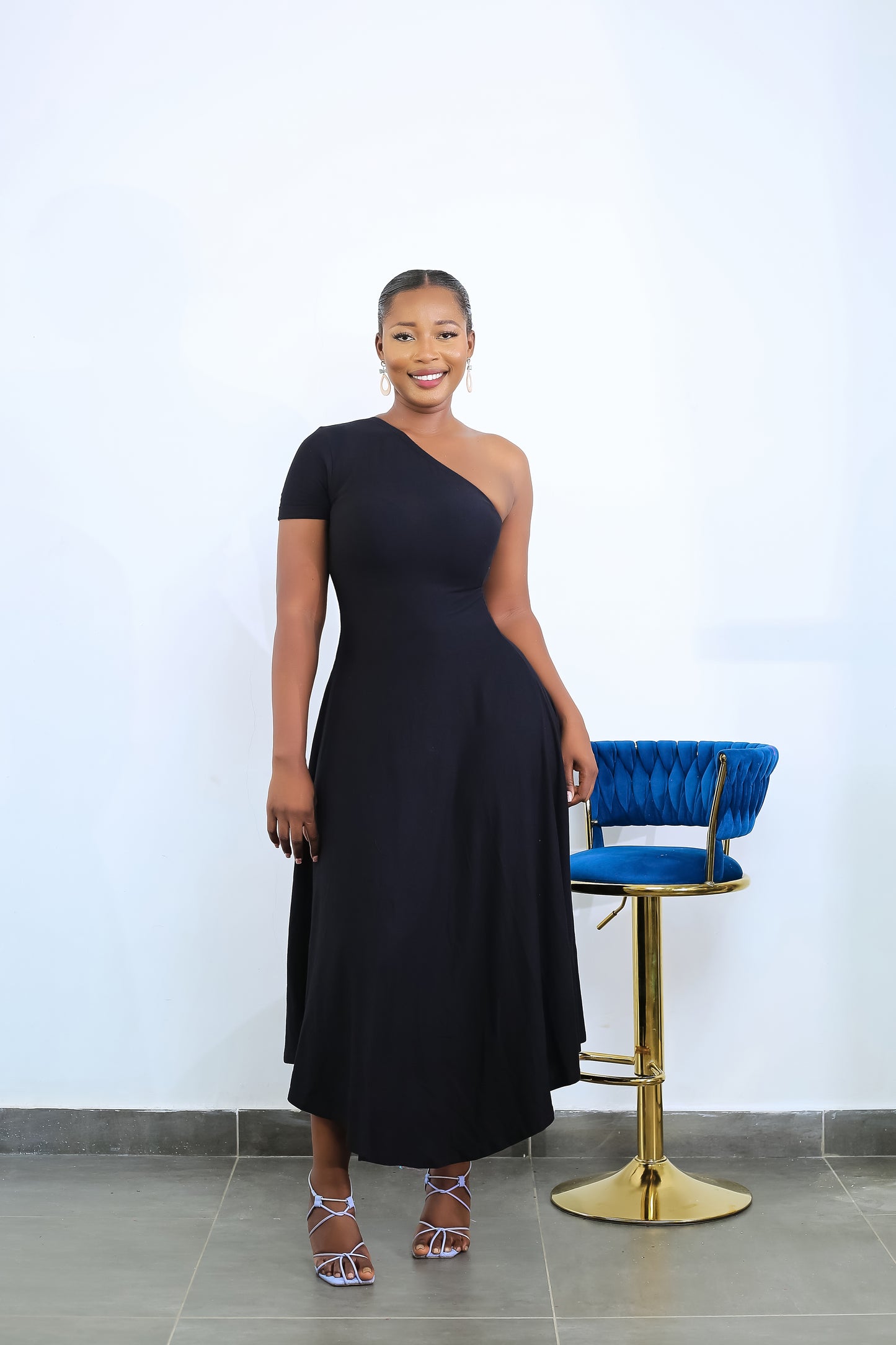 off shoulder maxi dress