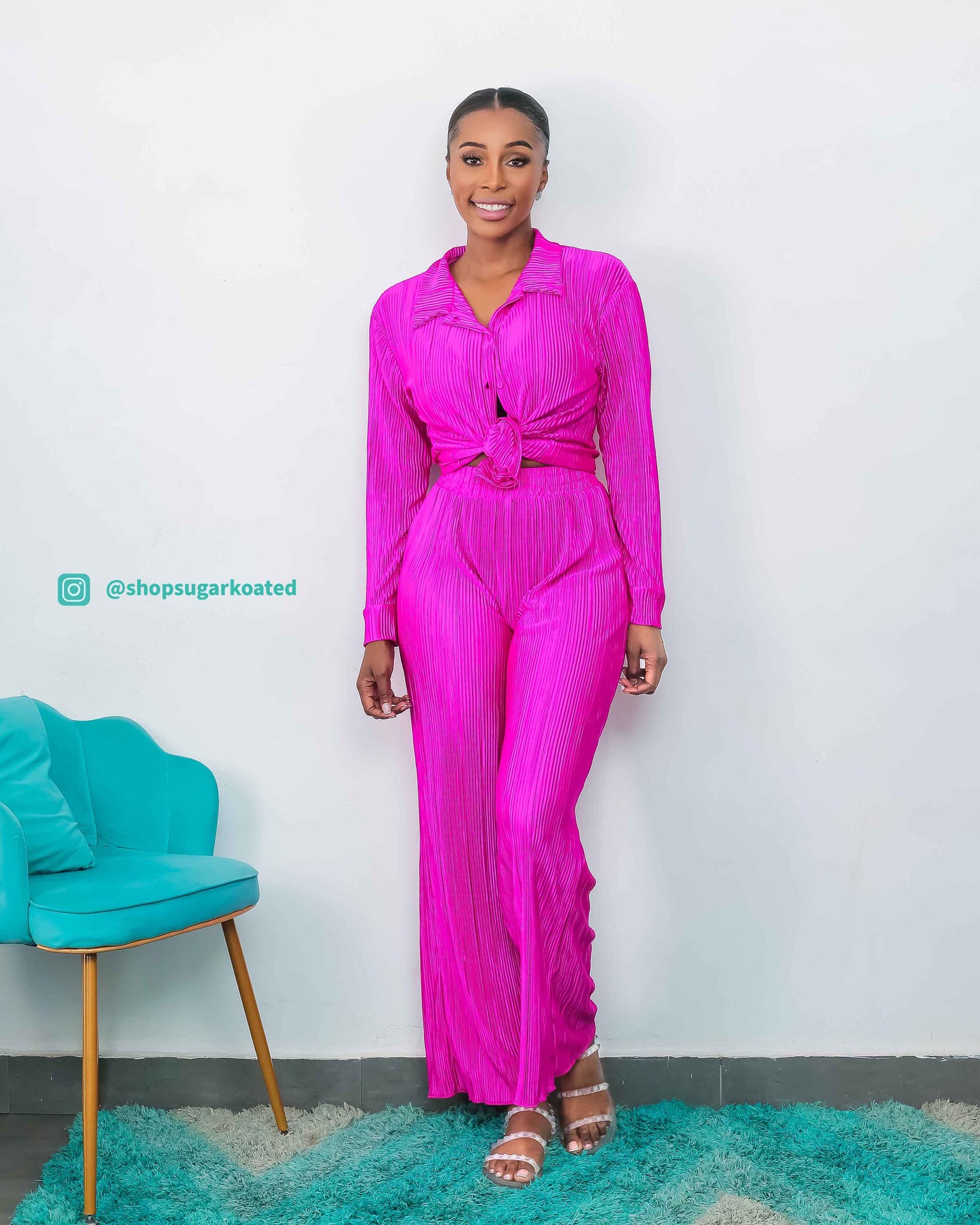 Pink Pants Set
